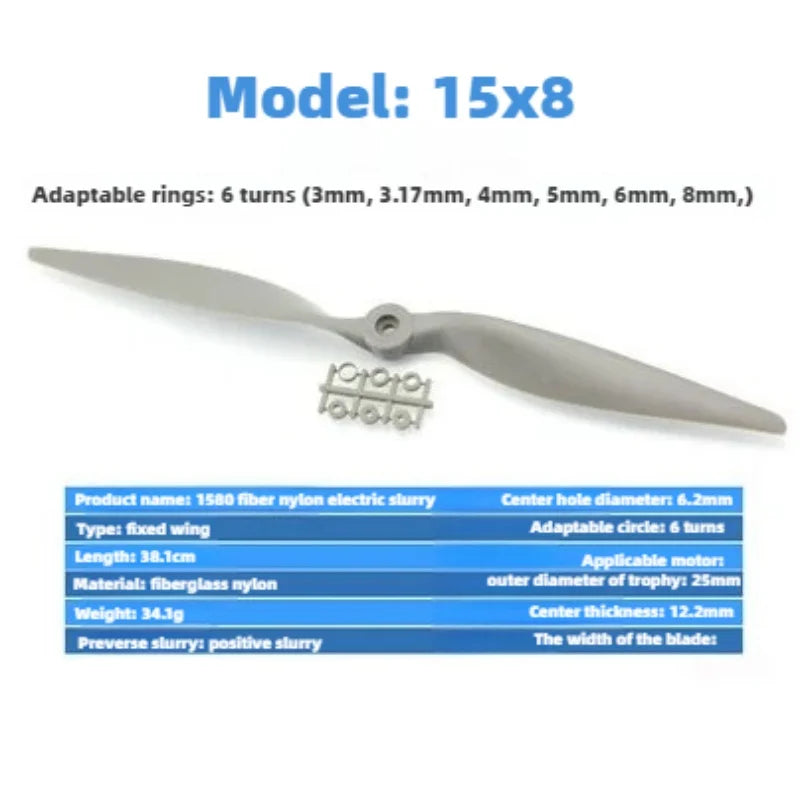 Genuine Gemfan RC Propellers Set for Model Airplane - 6x4 7x5 8x4 8x6 9*4.5 9x6 10x7 10x5 11x7 12x6 12x8 13x6.5High-performance