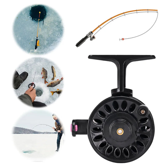 Lightweight Fly Fishing Ice Reel for Trout Pike Winter