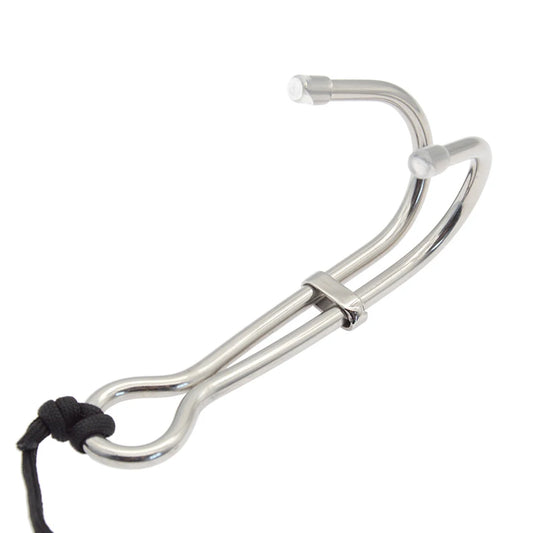 Double Head Diving Drift Reef Hook Stainless Steel Lanyard
