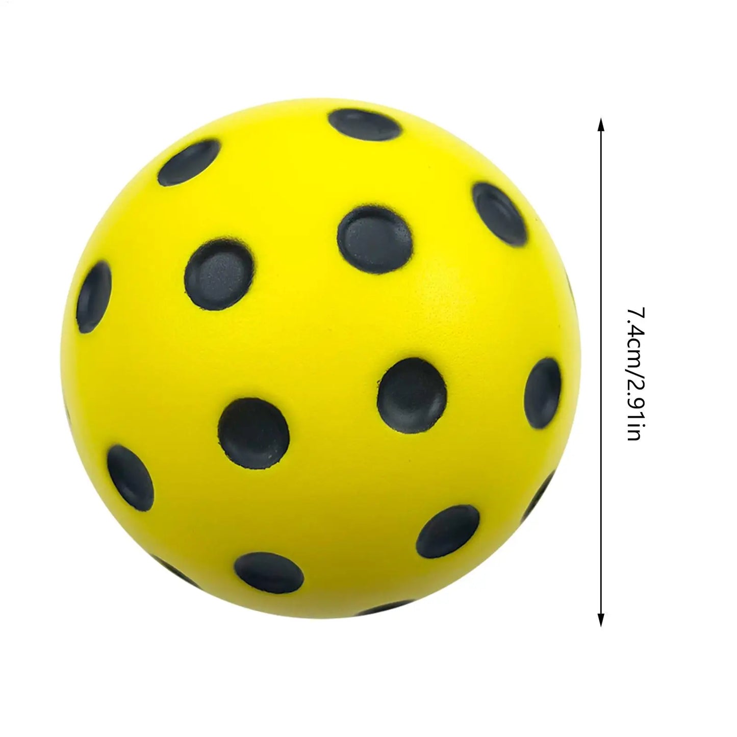 Foam Balls For Pickleball Practice Quiets Bounce Ball Pickleball Soft Safety Pickleball Accessories Ball Noiseless For Training