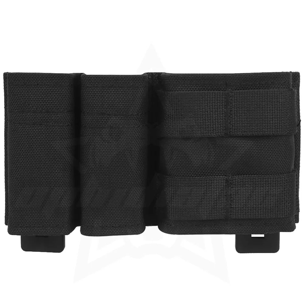 OPHIDIAN Double Dump Pouch, Flashlight Holster for 9mm 5.56 Mm, Magazine Pouch Molle Tool Bag, Safety IFAK Mag Pocket