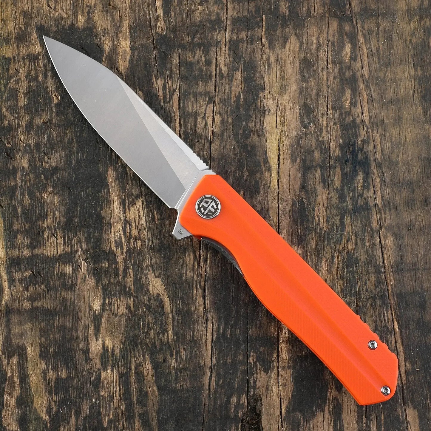 Petrified fish folding knife D2 steel Blade G10 handle pocket knife ball bearings outdoor hunting camping EDC tool knives PF818