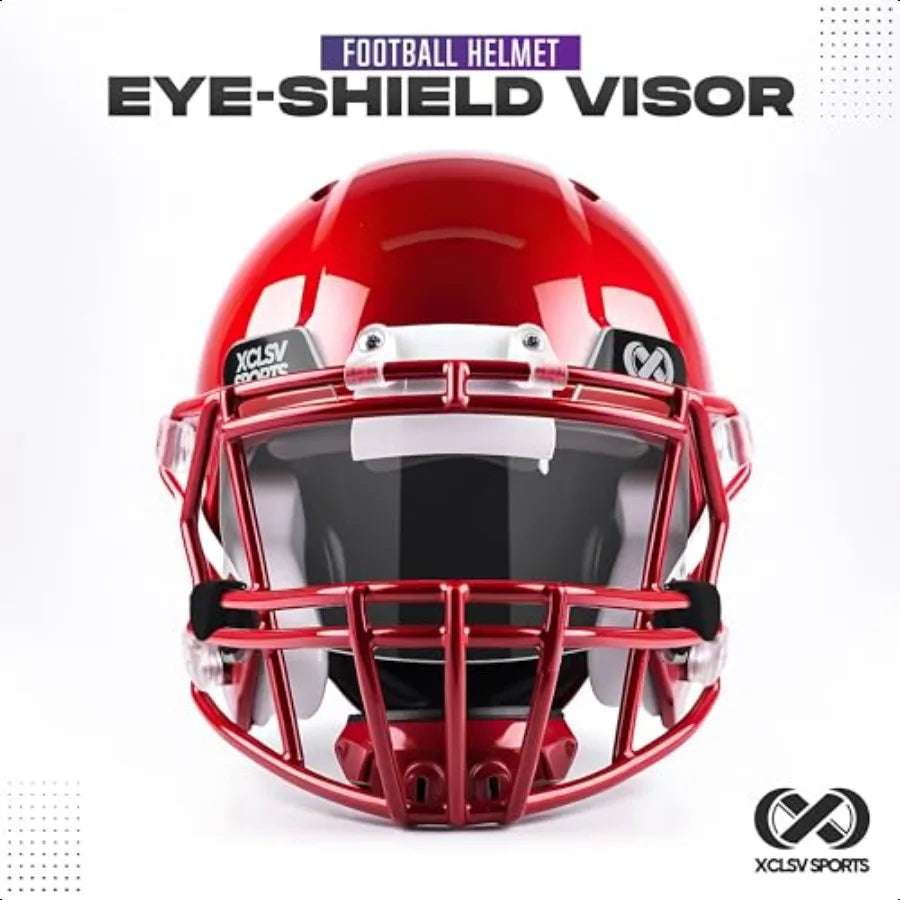 Hign-concerned Football Helmet Visor Anti Fog UV Block Clear Shield