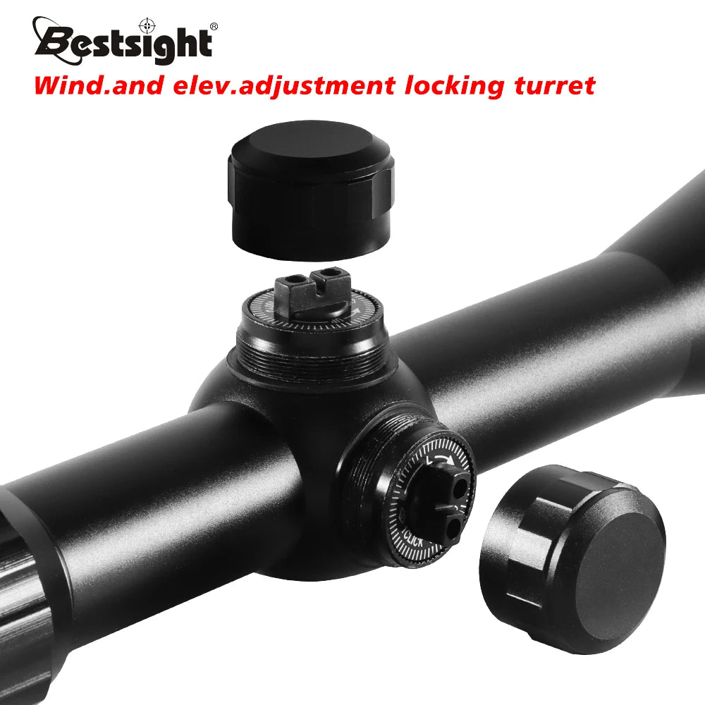 Riflescope 3 9x40 Red Green Illuminated Mil Dot With Mounts
