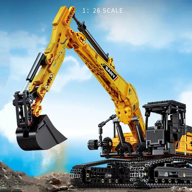 SEMBO BLOCK Excavator Building Blocks Set 1022pcs Educational Toy