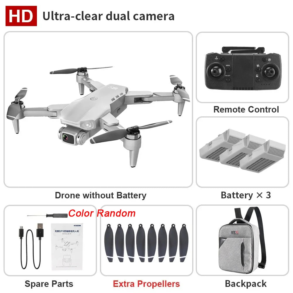 Drone L900 4K GPS Dual Camera Brushless Foldable Quadcopter