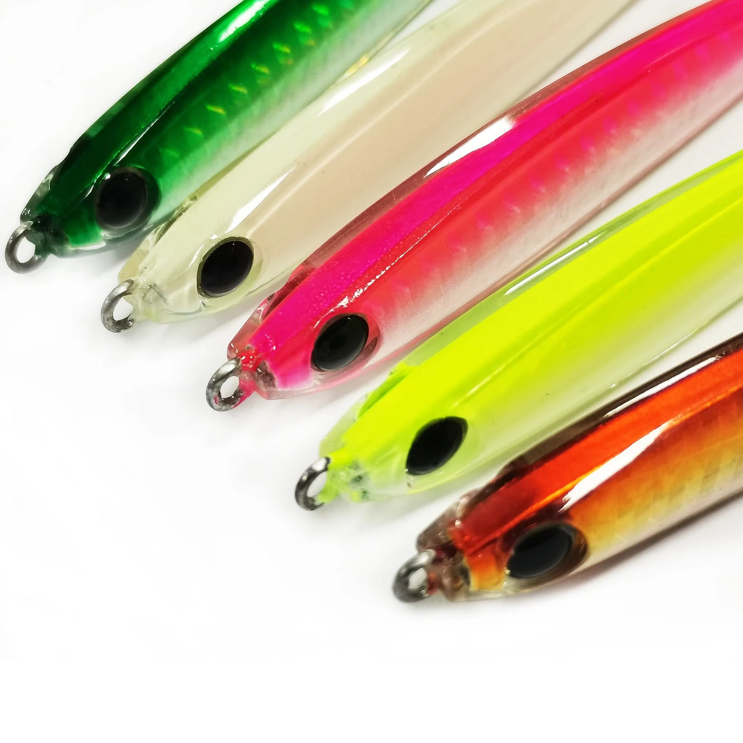 5Pcs Epoxy Resin Jigs Lure Mixed Colors For Striped Bass