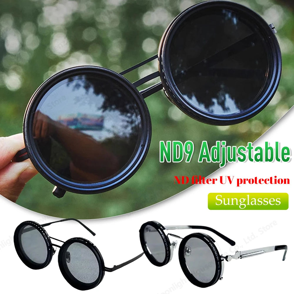 ND9 Adjustable Dimming Sunglasses Polarized UV400 Driving