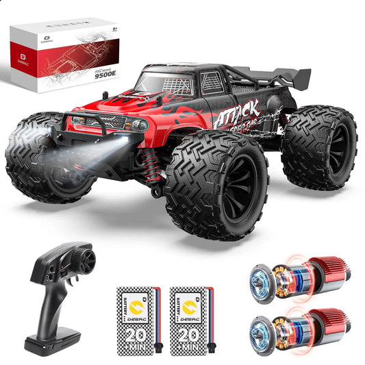 Deerc 9500E RC Car 4x4 Off Road Monster Truck All Terrain