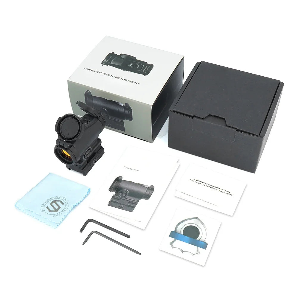 RAF Tactical RDS 2MOA Red Dot Reflex Sight  for Hunting Airsoft With 39 mm One-piece TNP Mount And Original Markings