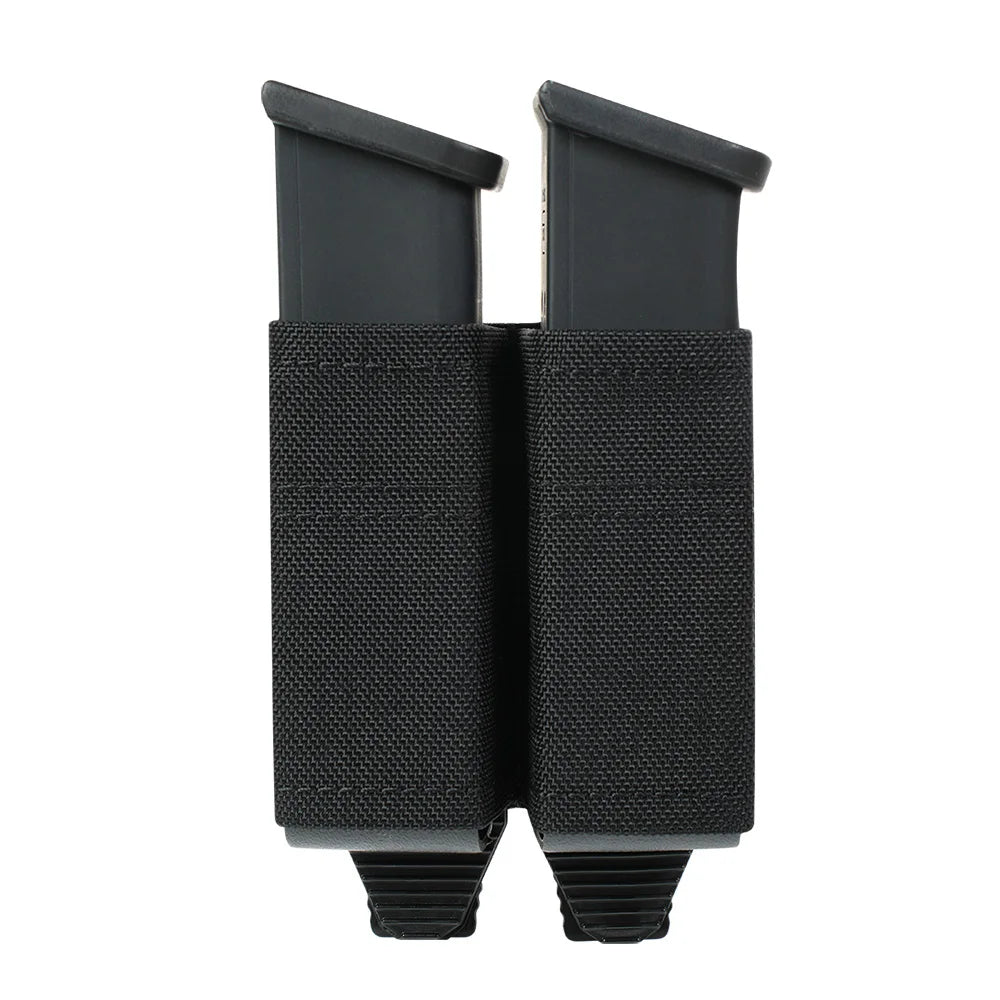 OPHIDIANTAC FAST 9MM Single/Double Mag Bag MOLLE Mag Pouch  Hunting CS Games Air soft Holder With Nylon Support Clip