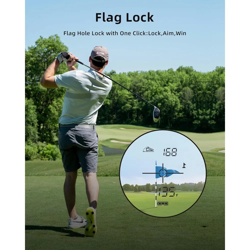 Golf Incline Rangefinder 800 Yard Laser 6x Magnification
