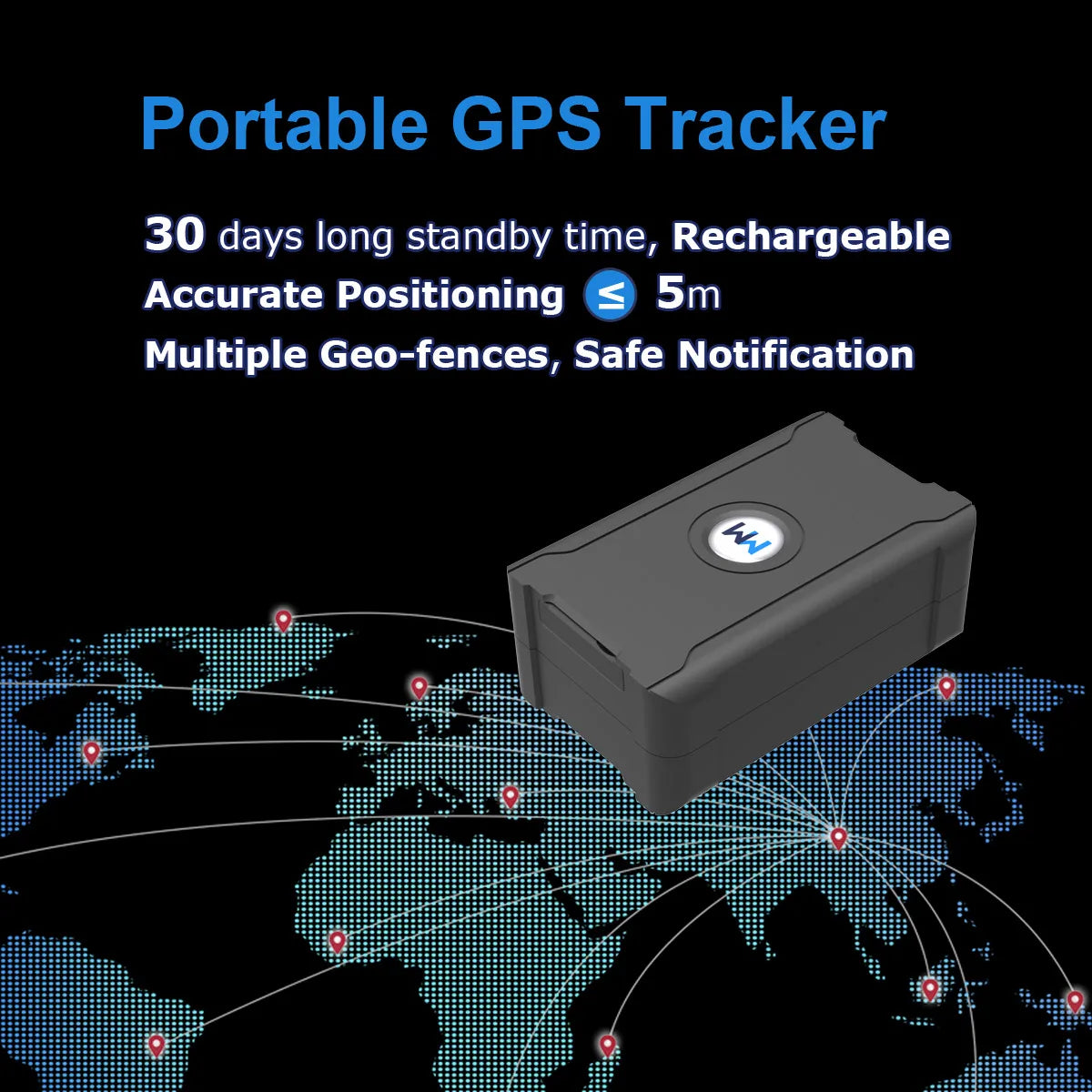 Car GPS Tracker Safe Fences No APN Setting With First Use