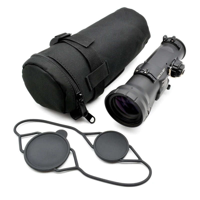 US Delivery, DR 1.5-6X RifleScope Fixed Dual Field of View Red Reticle Illumination Scope Sight with Full Markings Hunting