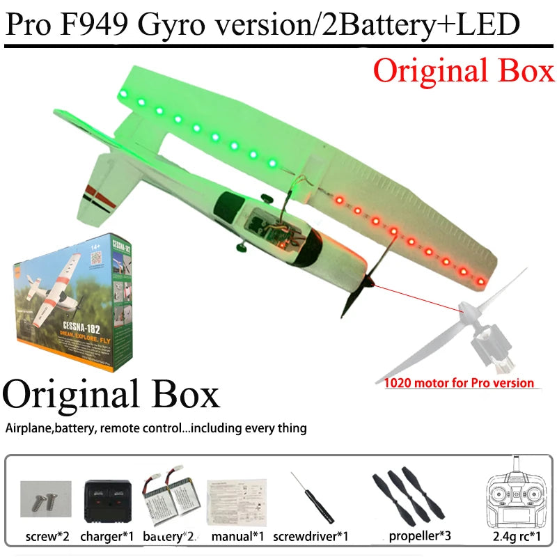 WLtoys F949 RC Airplane Fixed Wing Gyroscope RTF 24G