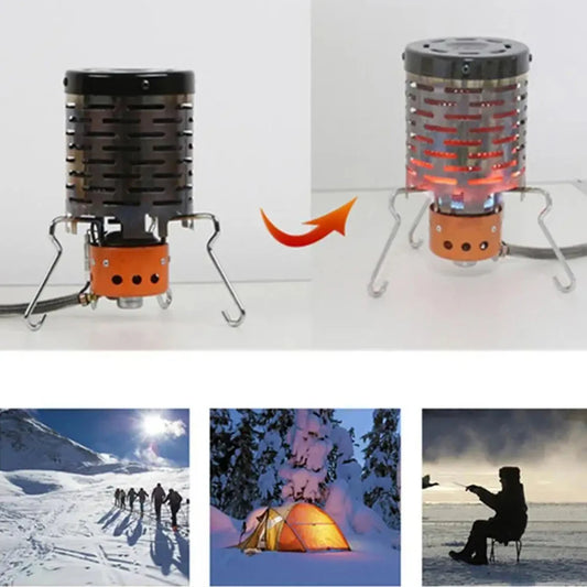 Wear-resistant Mini Heater Stainless Steel Warming Stove Cover Camping Stove Warming Stove Hood for Outdoor Backpacking Hiking