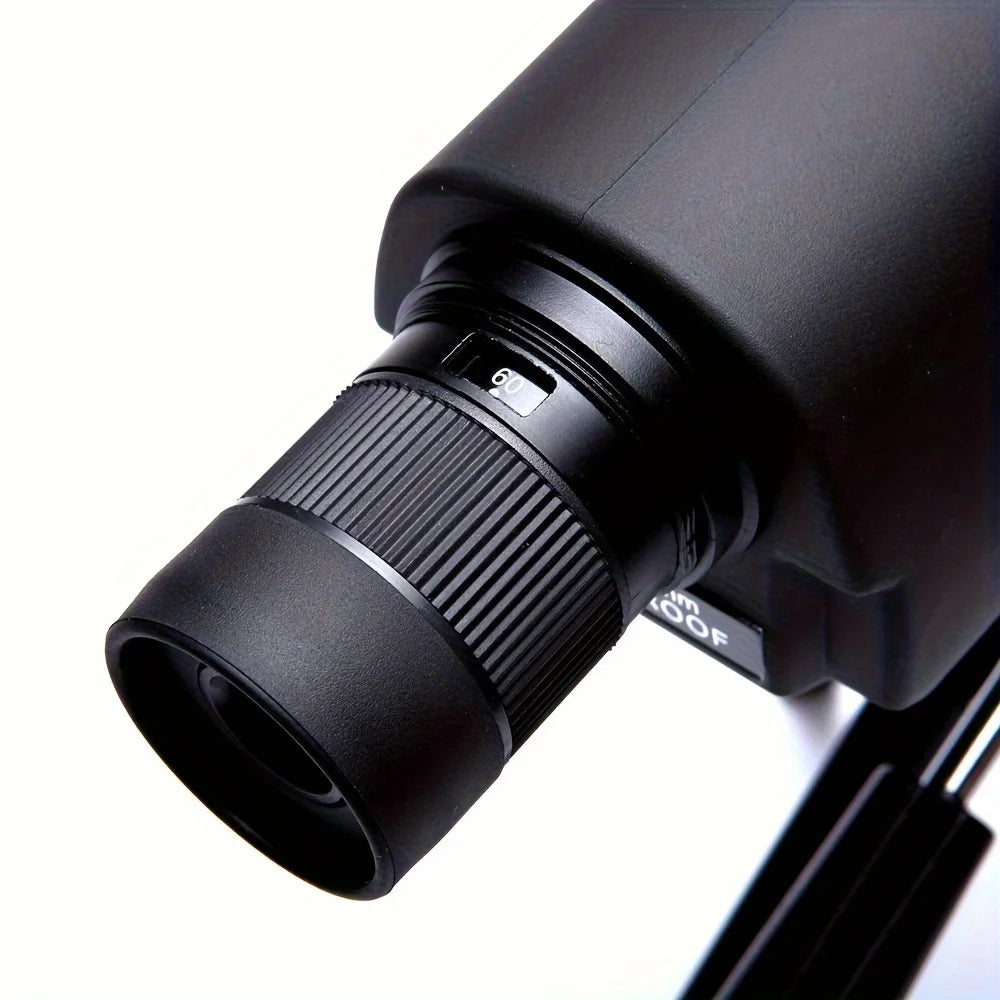 20-60x60AE Zoom Angled Spotting Scope w/Adjustable Tripod & Case