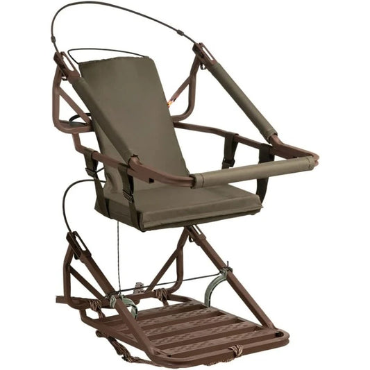 Viper Steel Climbing Treestand Powder-coated Steel Finish Provides Rust Protection and Concealability Tree Stand Hunting