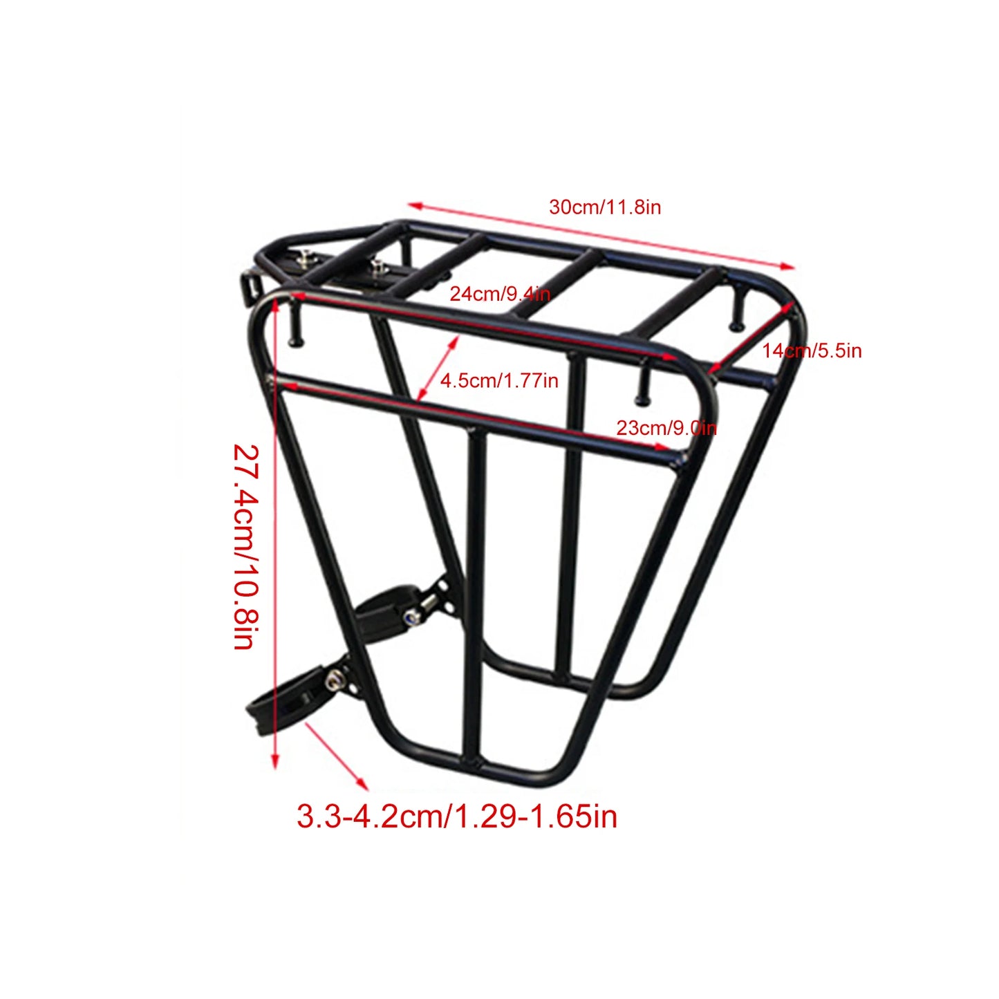 Bike Front Fork Cargo Rack Steel Luggage Bracket MTB
