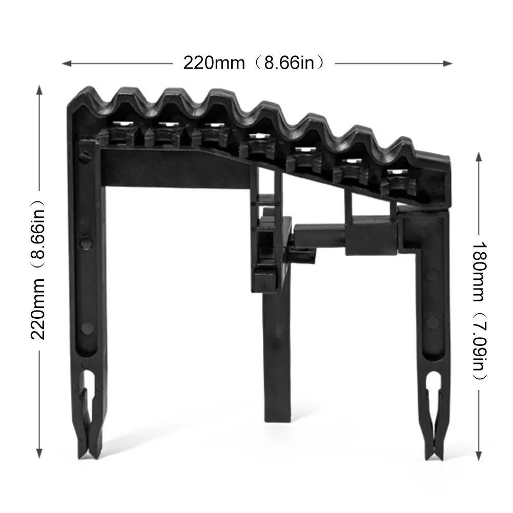 Golf Club Bracket Holds 9 Clubs Putter Clip Club Holder Adjustable Width Golf Club Display Bracket Anti-Shake for Golf Club