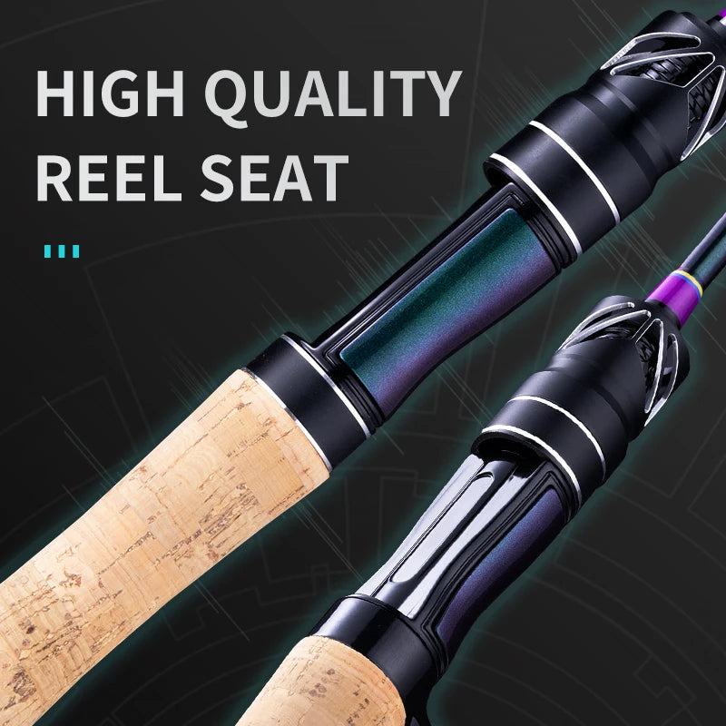 BANCY Ultralight Fishing Rod 6ft 5ft 6in Two Piece Rod