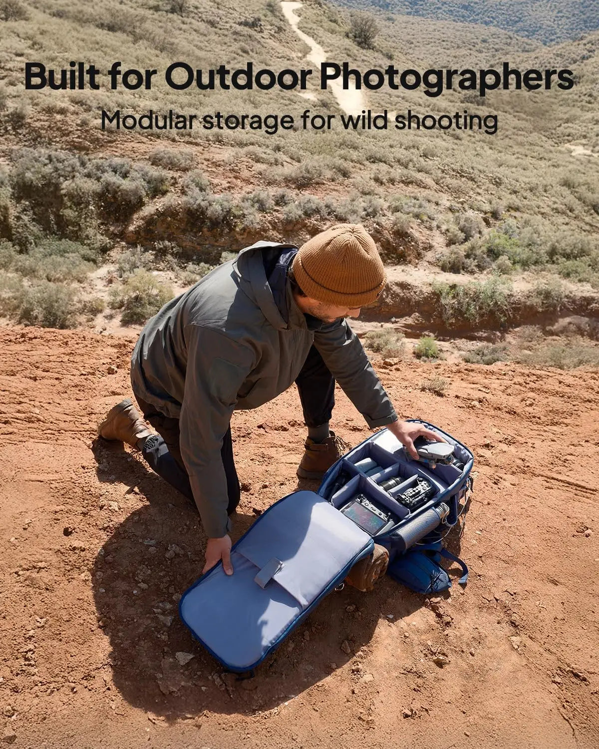 Bluetti Solar Backpack Power Station 268.8Wh LiFePO4