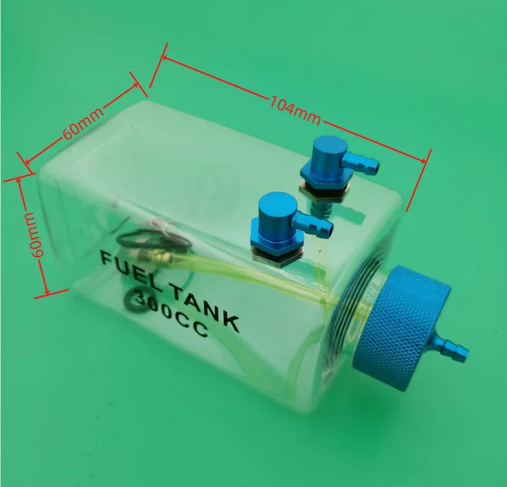 RC Plane Fuel Tank Transparent Plastic 300ML 400ML 500ML 750ML 1000ML 1600ML For Gas oil turbine jet or Airplane Model