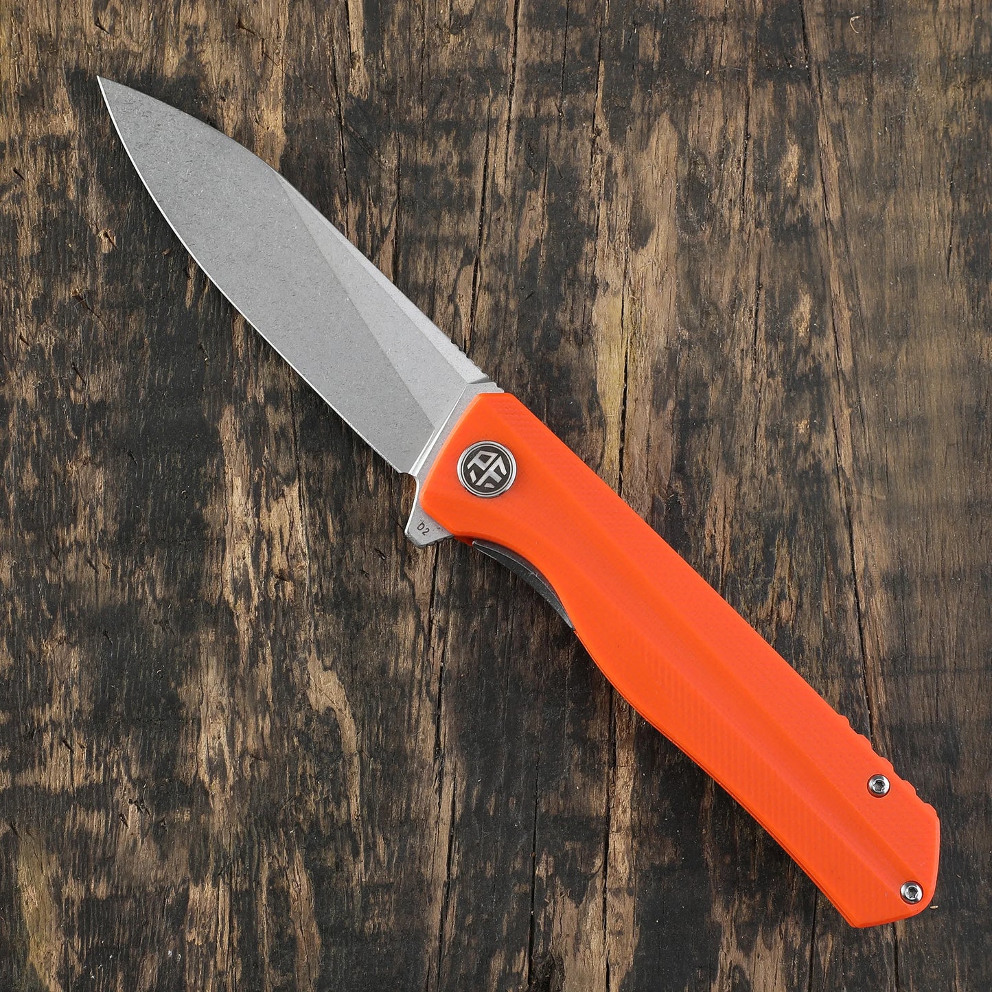 Petrified fish folding knife D2 steel Blade G10 handle pocket knife ball bearings outdoor hunting camping EDC tool knives PF818