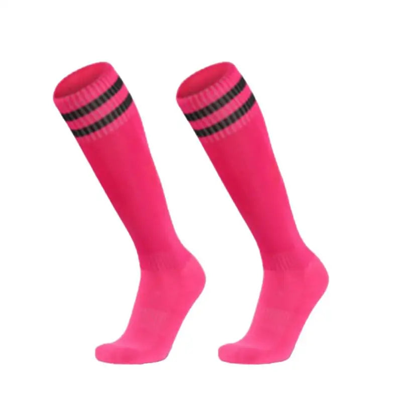 1 Pair Football Sports Socks Long  Knee Cotton Spandex Kids   Legging Stockings Soccer Baseball Ankle Adults Children Socks