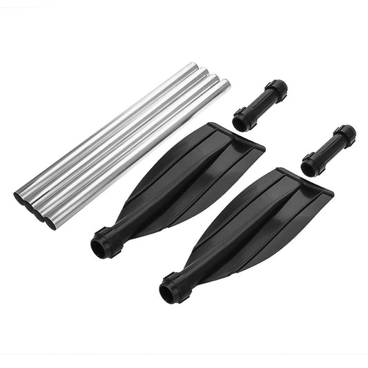 2 Pcs Aluminum Alloy Detachable Lightweight Kayak Paddles