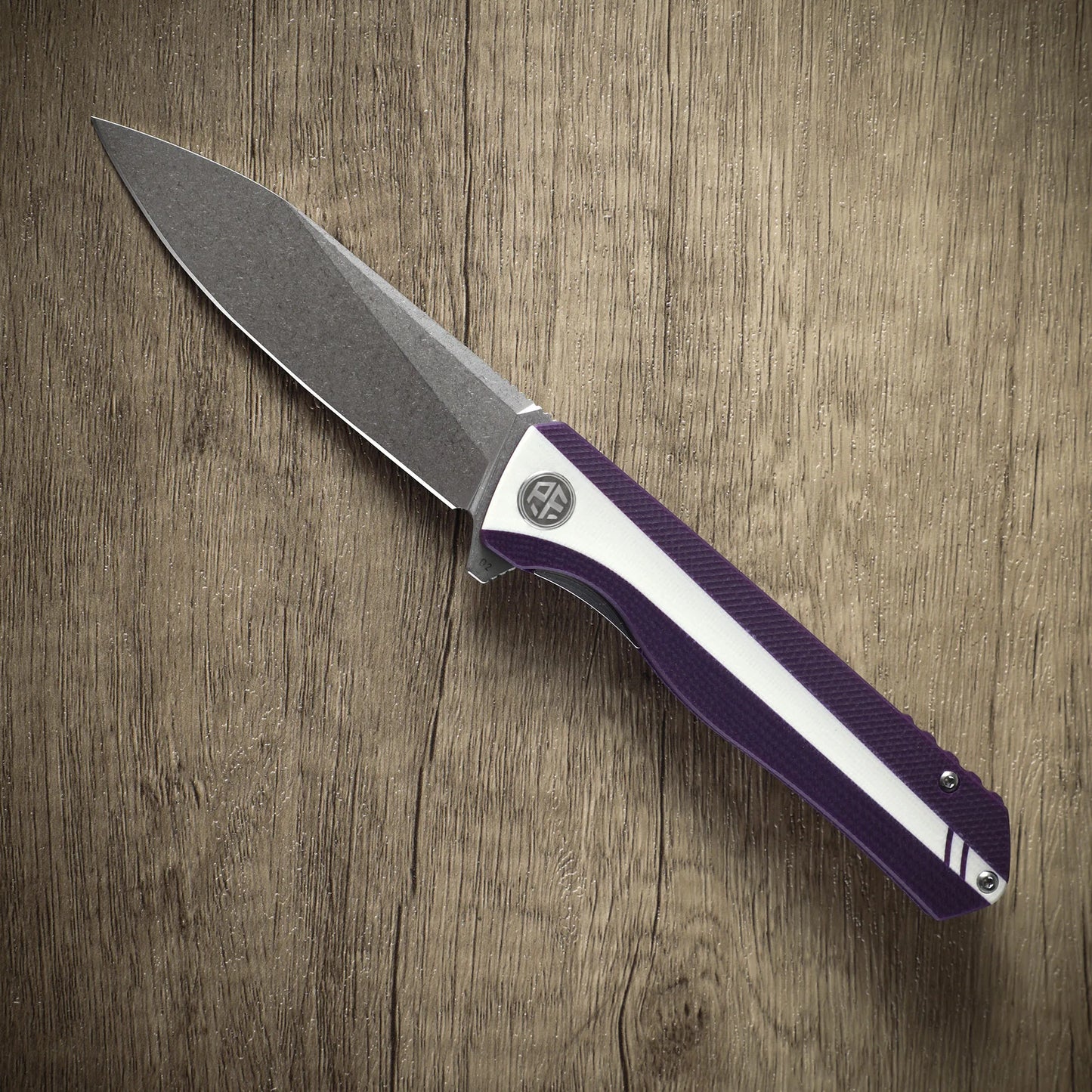 Petrified fish folding knife D2 steel Blade G10 handle pocket knife ball bearings outdoor hunting camping EDC tool knives PF818