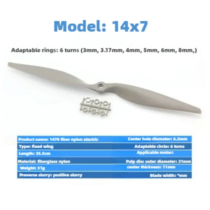 Genuine Gemfan RC Propellers Set for Model Airplane - 6x4 7x5 8x4 8x6 9*4.5 9x6 10x7 10x5 11x7 12x6 12x8 13x6.5High-performance