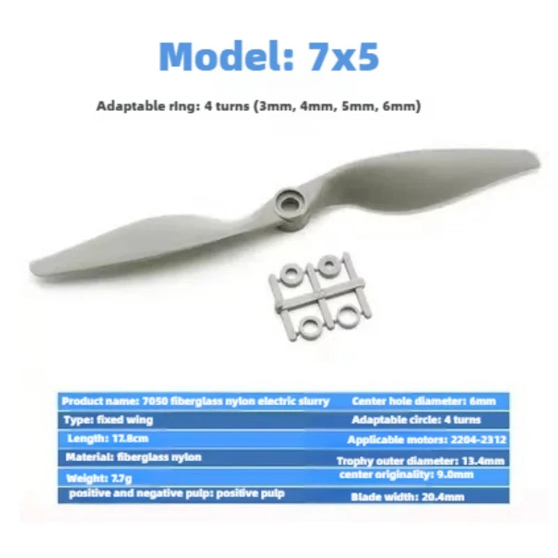 Genuine Gemfan RC Propellers Set for Model Airplane - 6x4 7x5 8x4 8x6 9*4.5 9x6 10x7 10x5 11x7 12x6 12x8 13x6.5High-performance