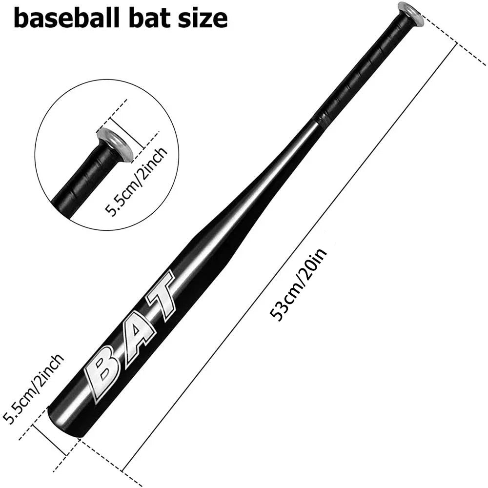Aluminum Alloy Thickened Baseball Bat Outdoor Sports Softball Practice Equipment Students Train Car-Mounted Self-Defense Stick