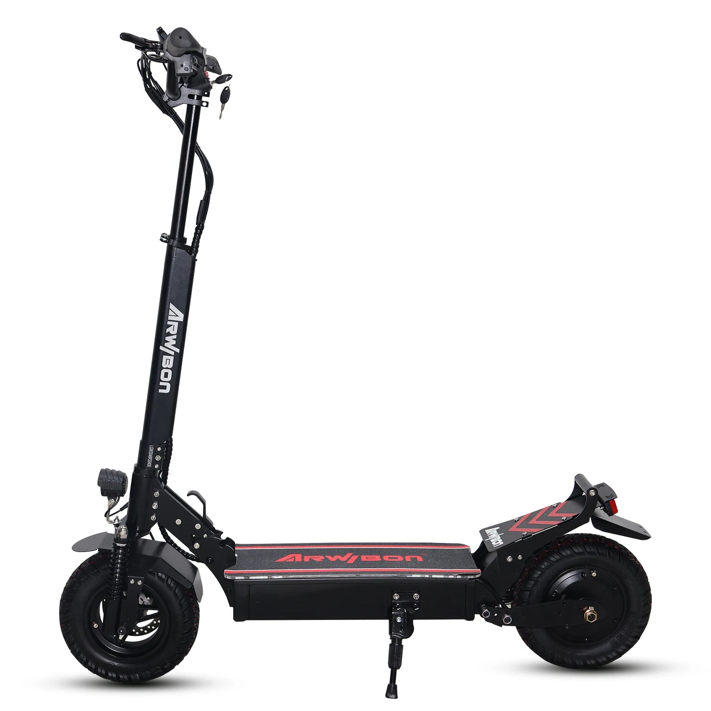Arwibon Q30 2500W Adult Electric Scooter Single Motor Max Speed 50-60km/h, 48V16AH, 11 Inch Off Road Tire Sports Folding Electri