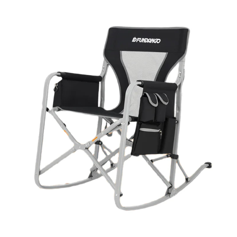FUNDANGO  Adult Swing Chair, Patio Lawn Camping Recreation, Portable, Foldable, with Storage Bag, 300 lb Load