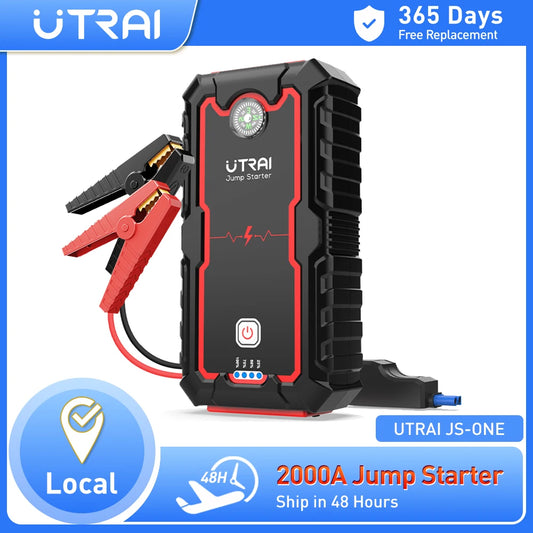 UTRAI 2000A Jump Starter Power Bank Portable Car Booster 12V