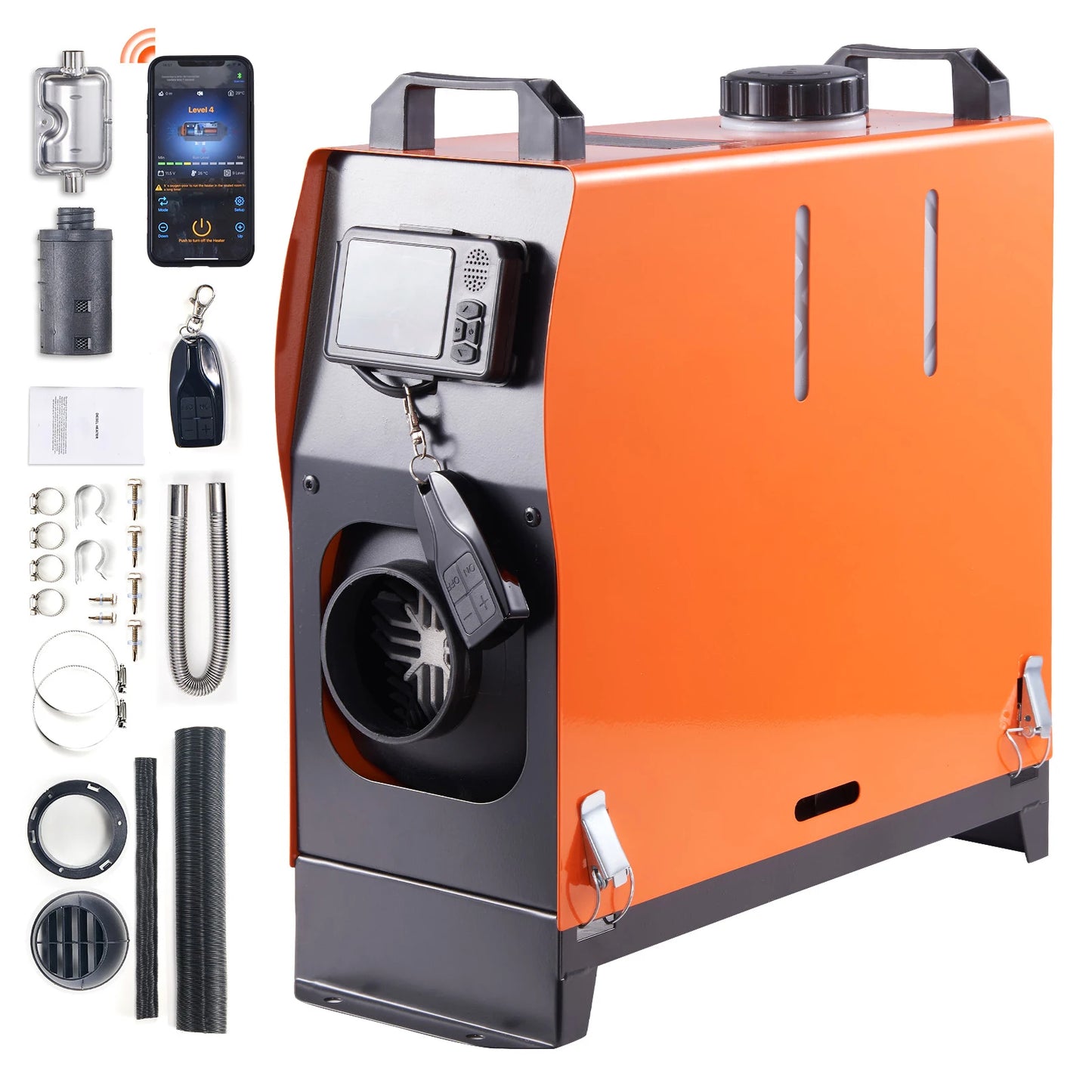 SucceBuy 8KW Diesel Air Heater Bluetooth LCD Parking Heater