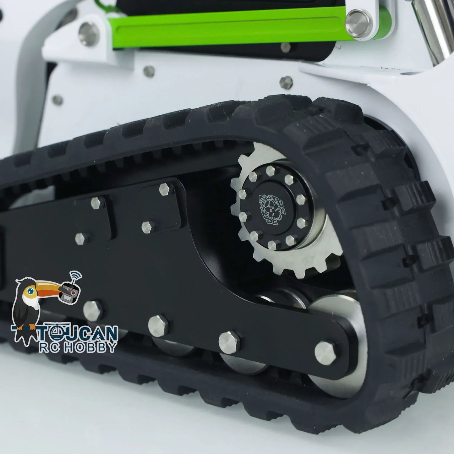 US Stock LT5 LESU 1/14 Scale RC Hydraulic Loader Skid-Steer RTR Radio Controlled Tracked Car Model with Light Sound Toy THZH1353