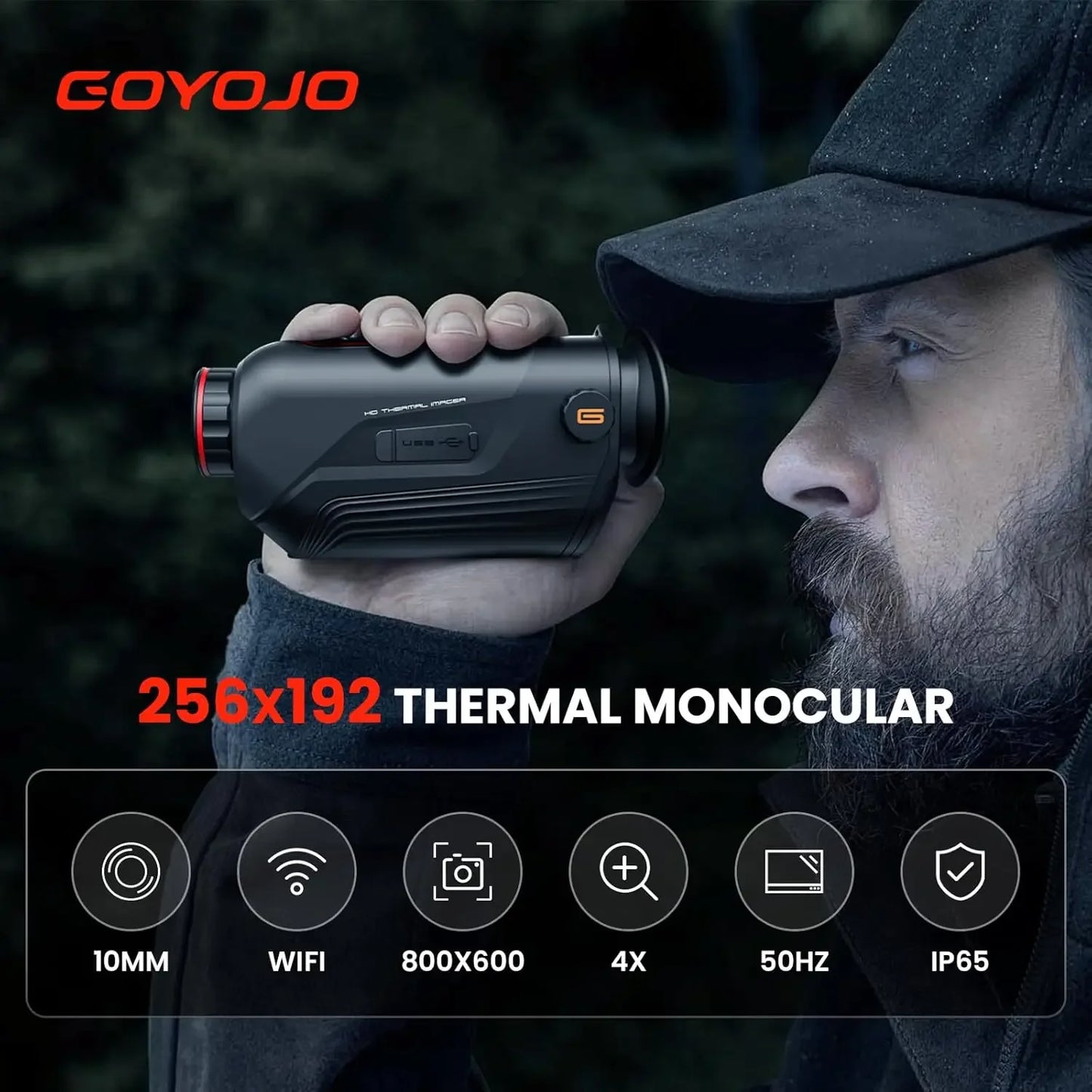 GOYOJO G210 Thermal Monocular 256x192 Resolution Imaging