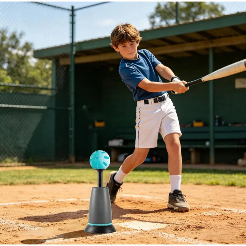 Baseball Hitting Trainer Three-wave Durable Nylon Baseball Server Popper Batting Training Strength Softball Practice Stick