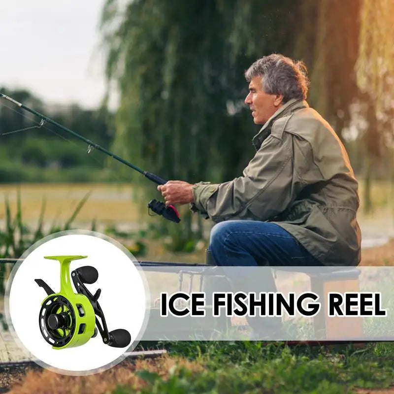 Ice Fishing Inline Freespool Reel Large Spool Wear Resistant 31BB