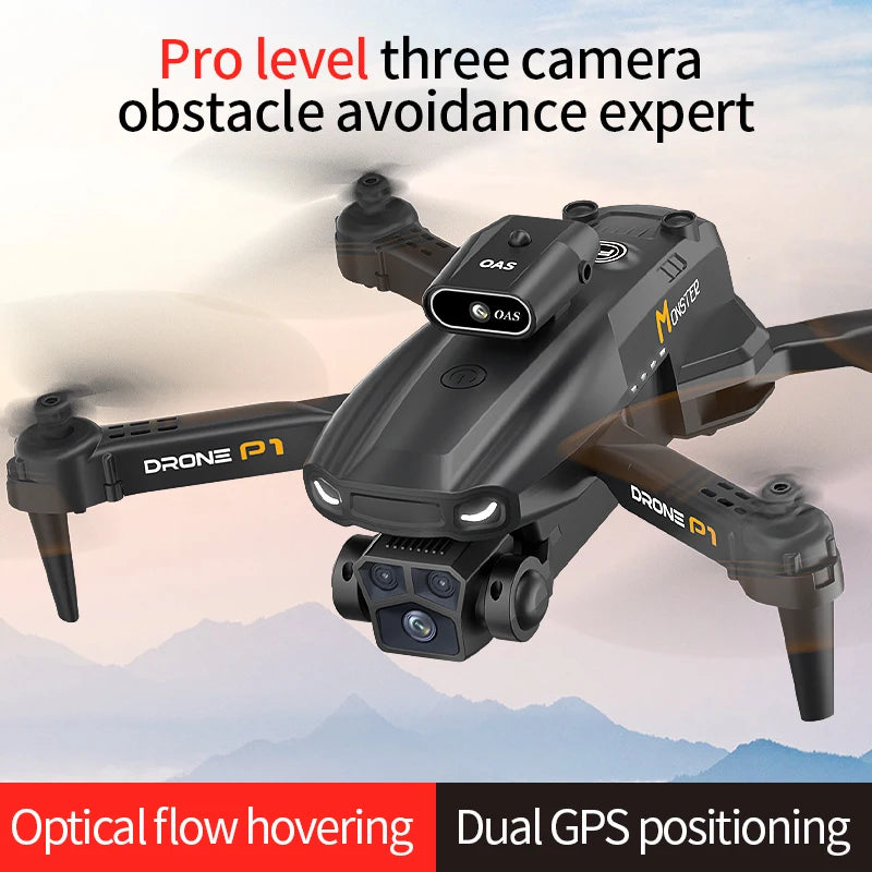 KBDFA P1 RC Drone 1080P HD Camera FPV Foldable Quadcopter