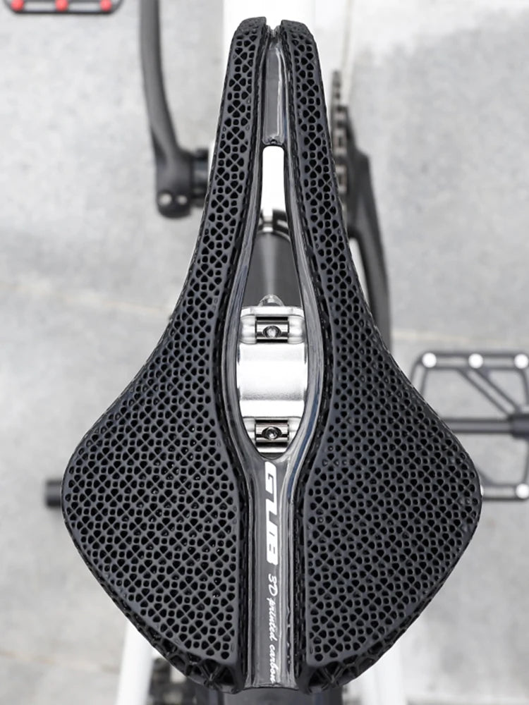GUB Bicycle 3D Printed Saddle Hollow Out Honeycomb Cushion Shock Absorption Bicycle Saddle Seat Cushion Cycling Accessories