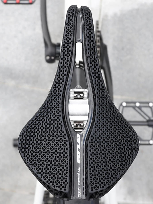 GUB Bicycle 3D Printed Saddle Hollow Out Honeycomb Cushion Shock Absorption Bicycle Saddle Seat Cushion Cycling Accessories