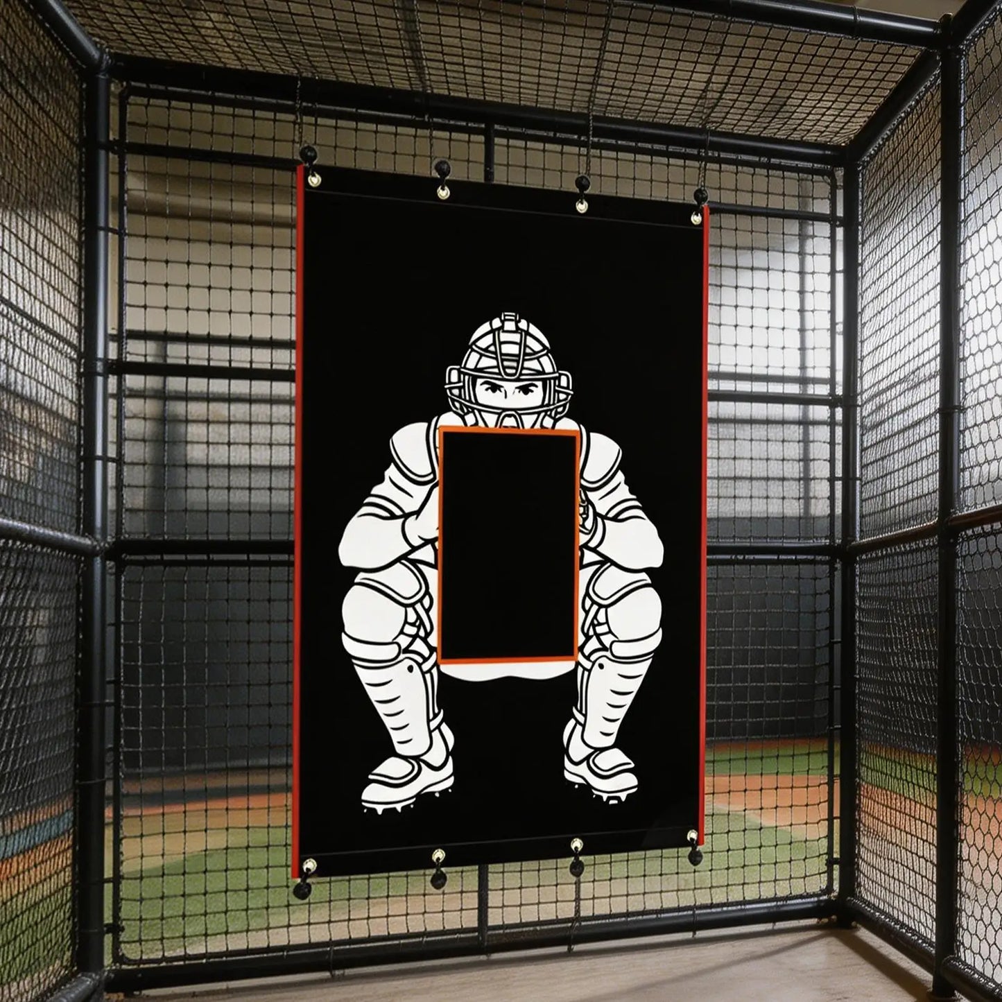 Batting Cage Net Backdrop Heavy Duty Weatherproof Softball Baseball Replacement Target Hitting Training Equipment Outdoor