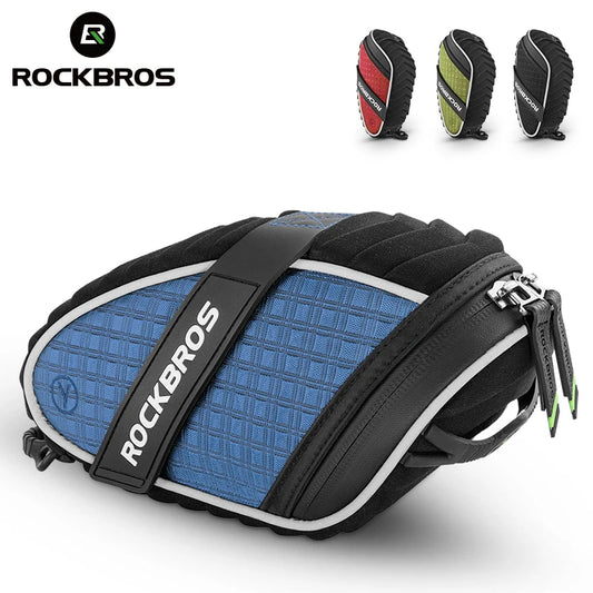 RockBros Bike Saddle Bag Rear Seatpost 3D Shell Reflective