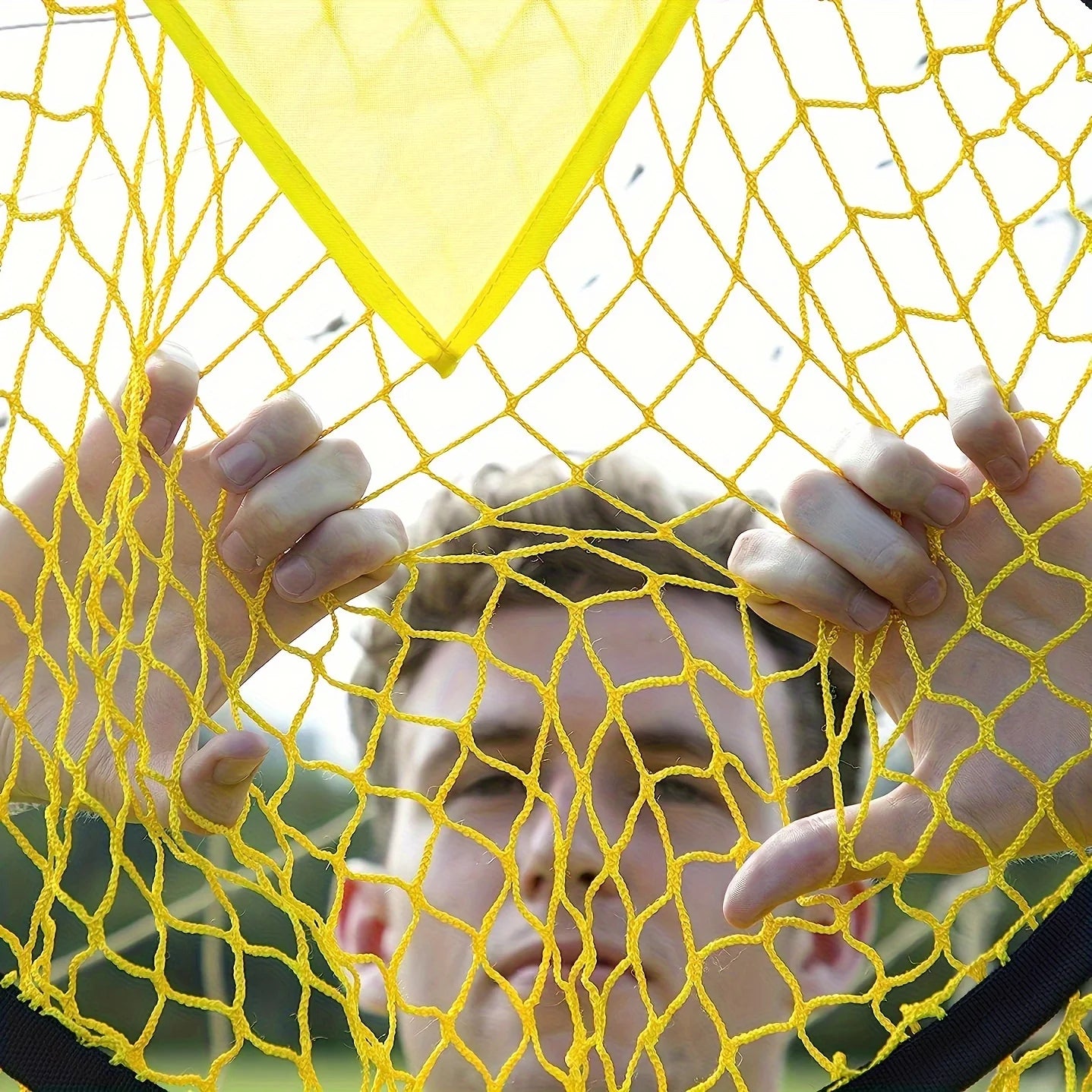 Hign-concerned Football Training Target Net Two-Piece Portable Soccer Goal