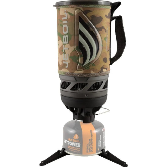 Flash Camping and Backpacking Stove System, Portable Propane/Isobutane Burner with Cooking Cup for Outdoor Trips and Hiking
