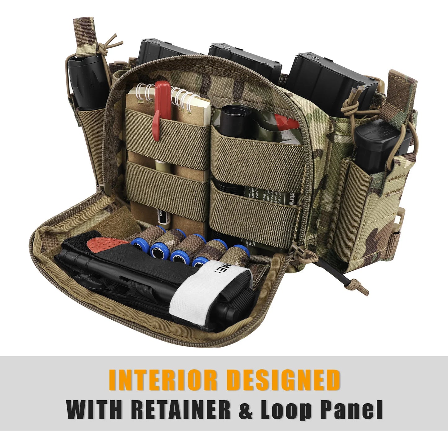 KRYDEX Tactical Flatpack D3 Backpack D3CR Chest Rig Vest